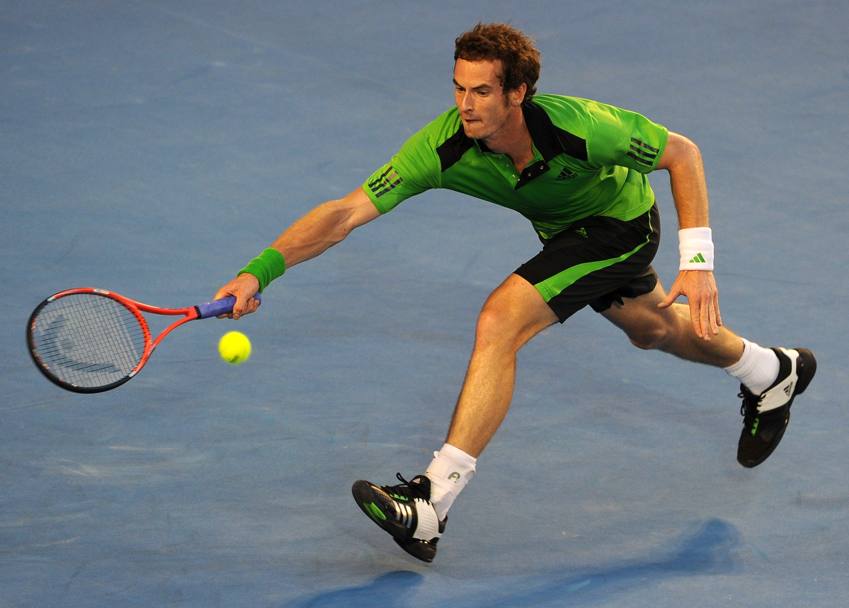 30 gennaio 2011: Murray affronta Djokovic nella finale degli Australian Open (Afp)